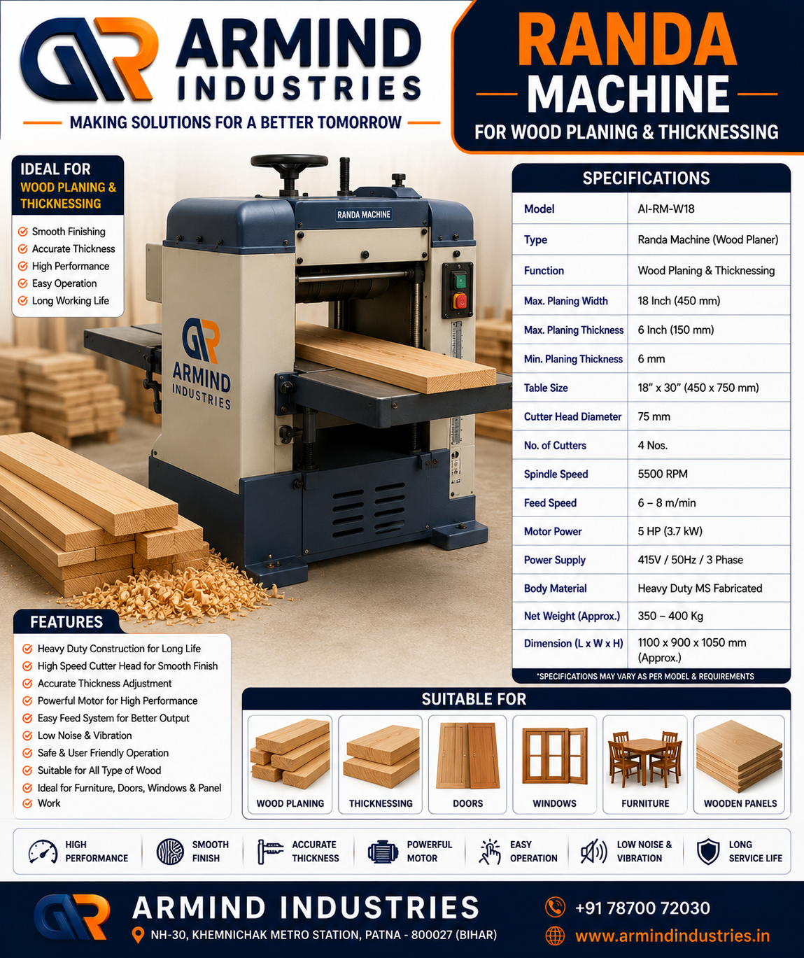 Randa Machine - Grinding & Milling Machines manufacturer Bihar